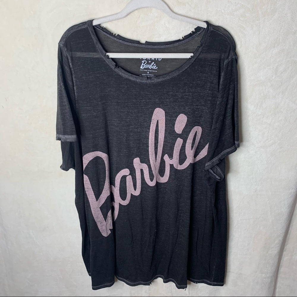 TORRID X BARBIE RARE Distressed Shirt